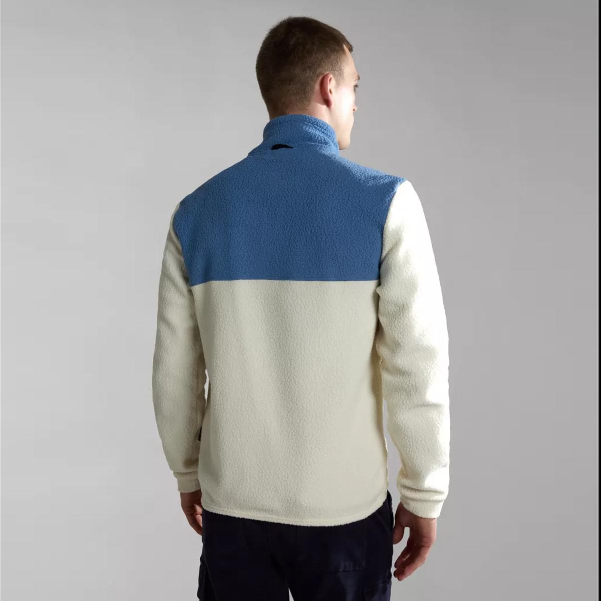 Napapijri Felpa con zip Anderby Whitecap Gray - 4