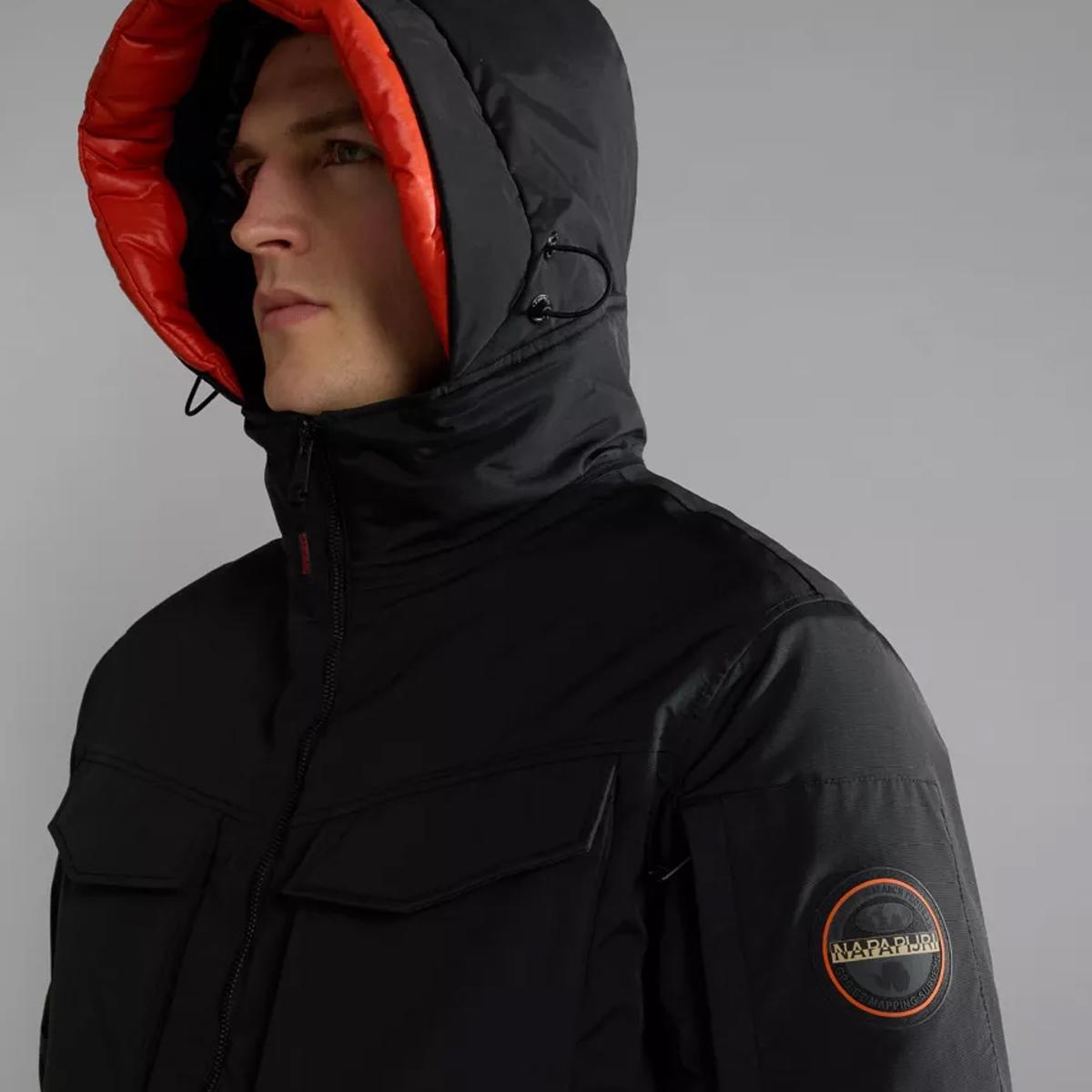 Napapijri Giacca militare Field 20-22° Black - 6