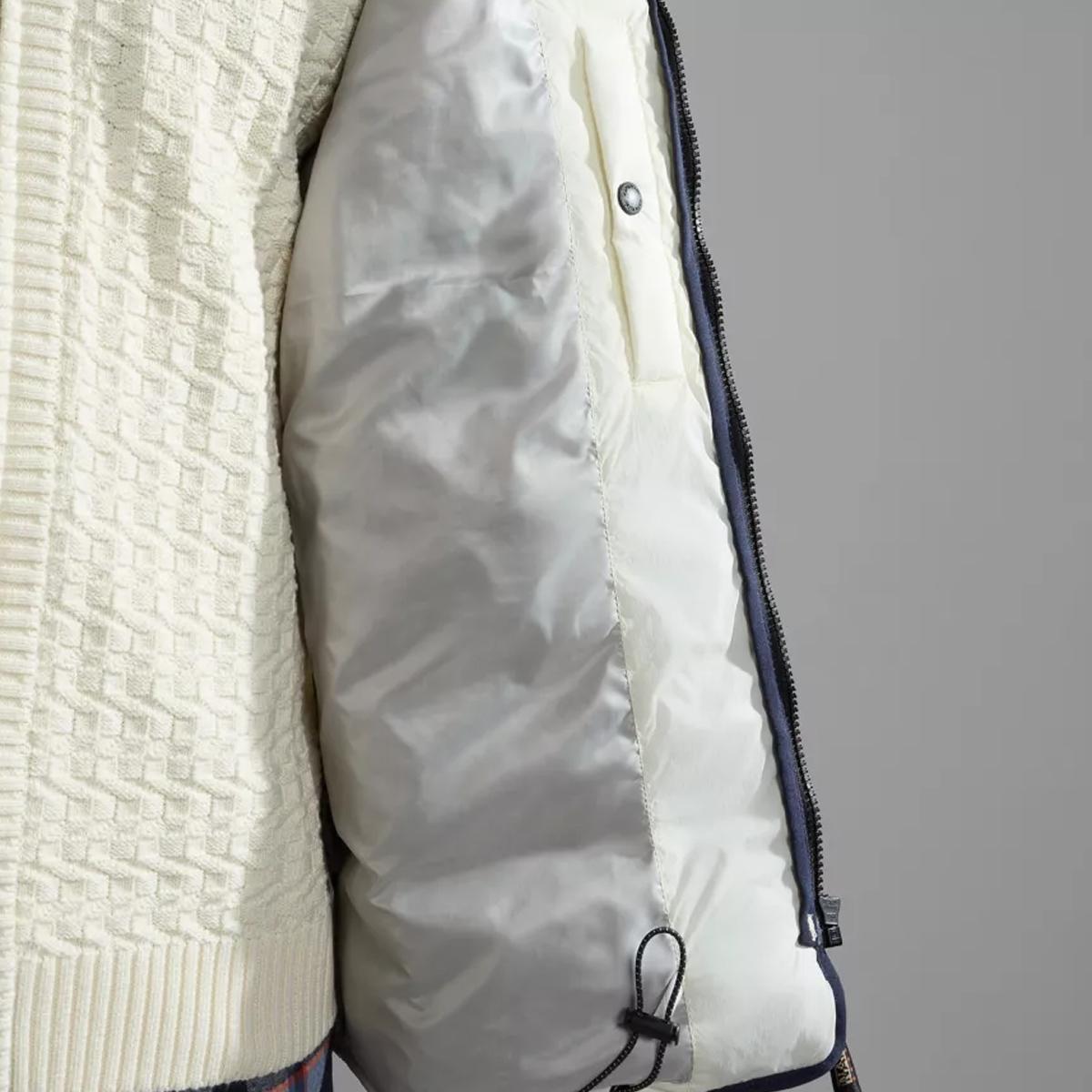 Napapijri Piumino con cappuccio Shackleton White Whisper - 8