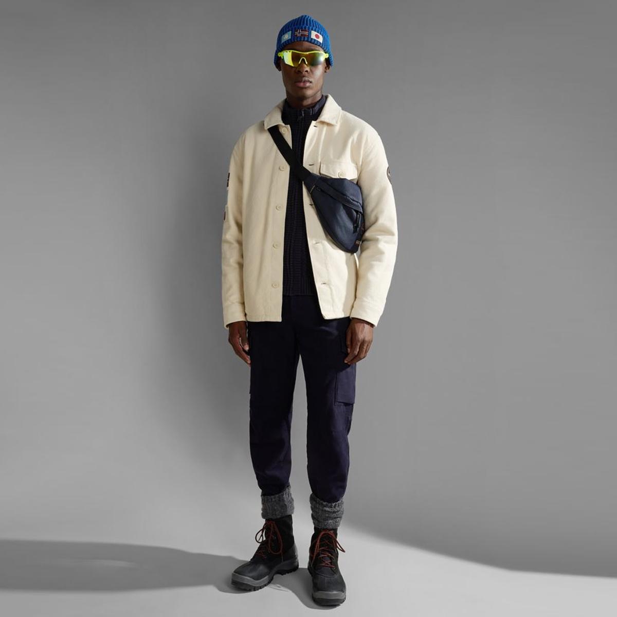 Napapijri Maglione con zip Trondheim Blu Marine - 5