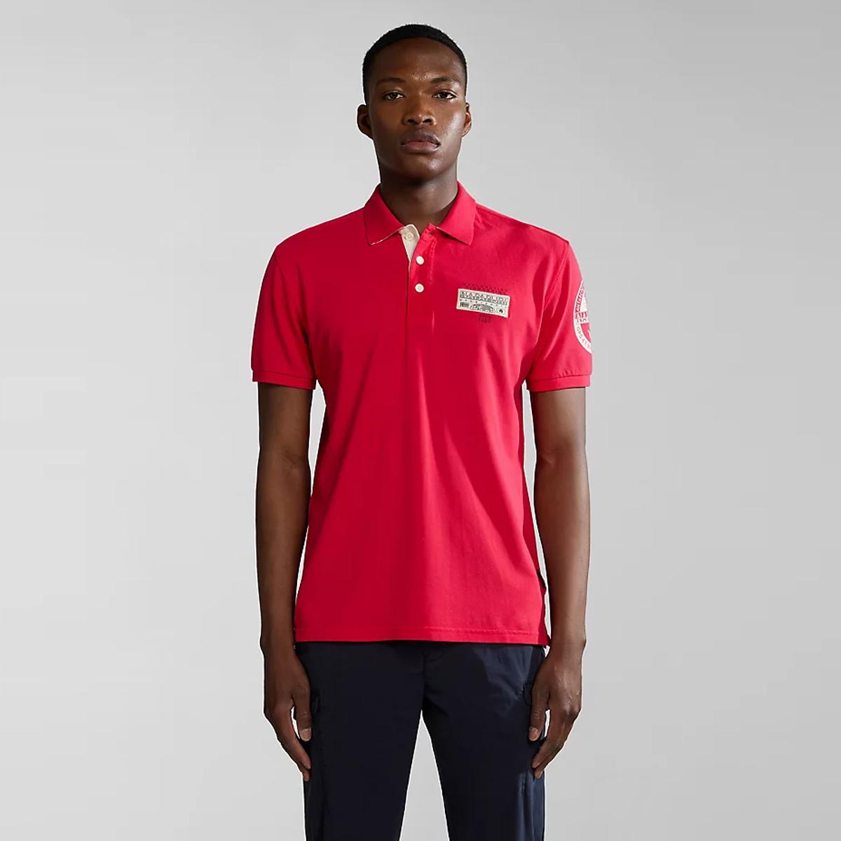 Napapijri Polo Amundsen Red Barberry - 2