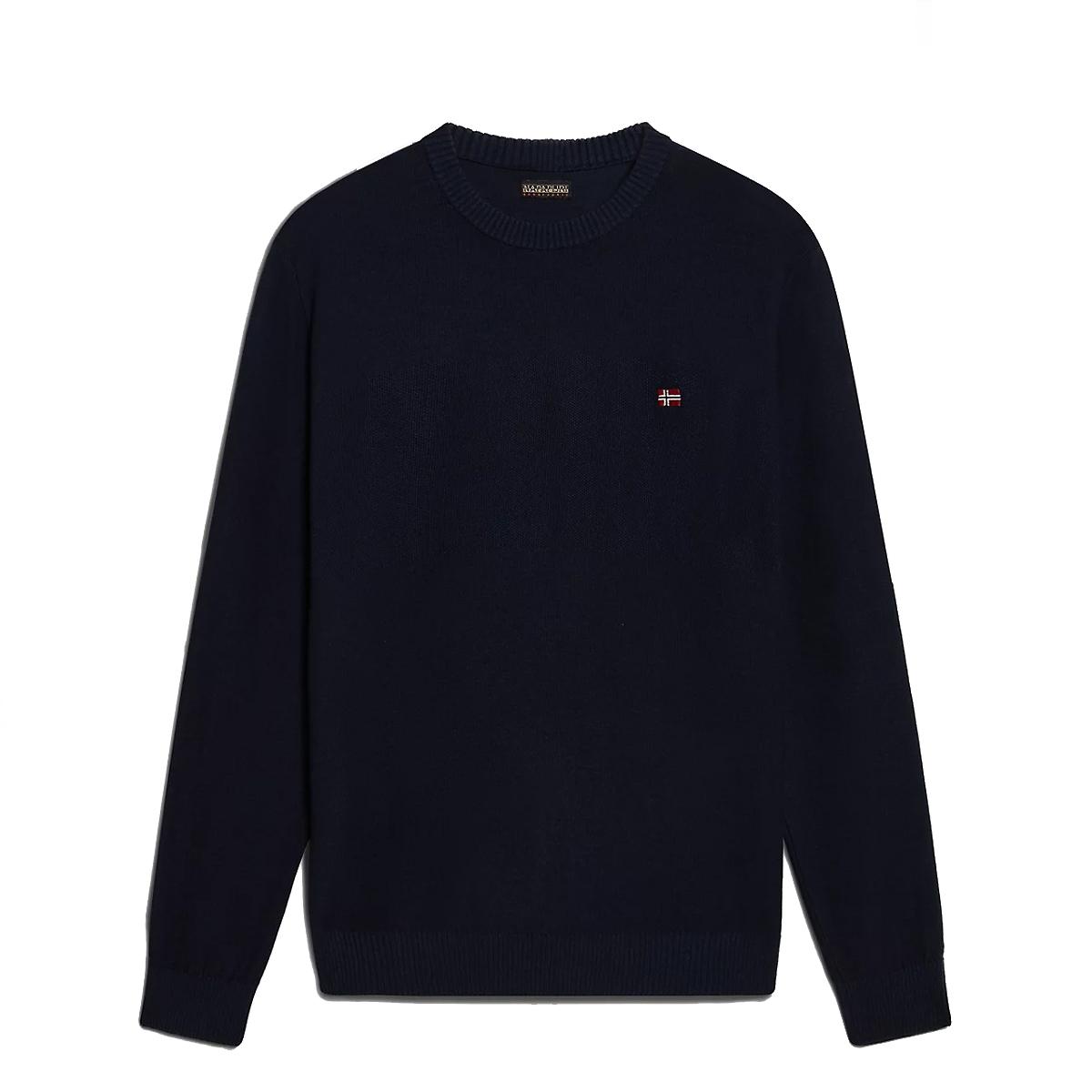 Napapijri Maglione Linen Blu Marine - 1