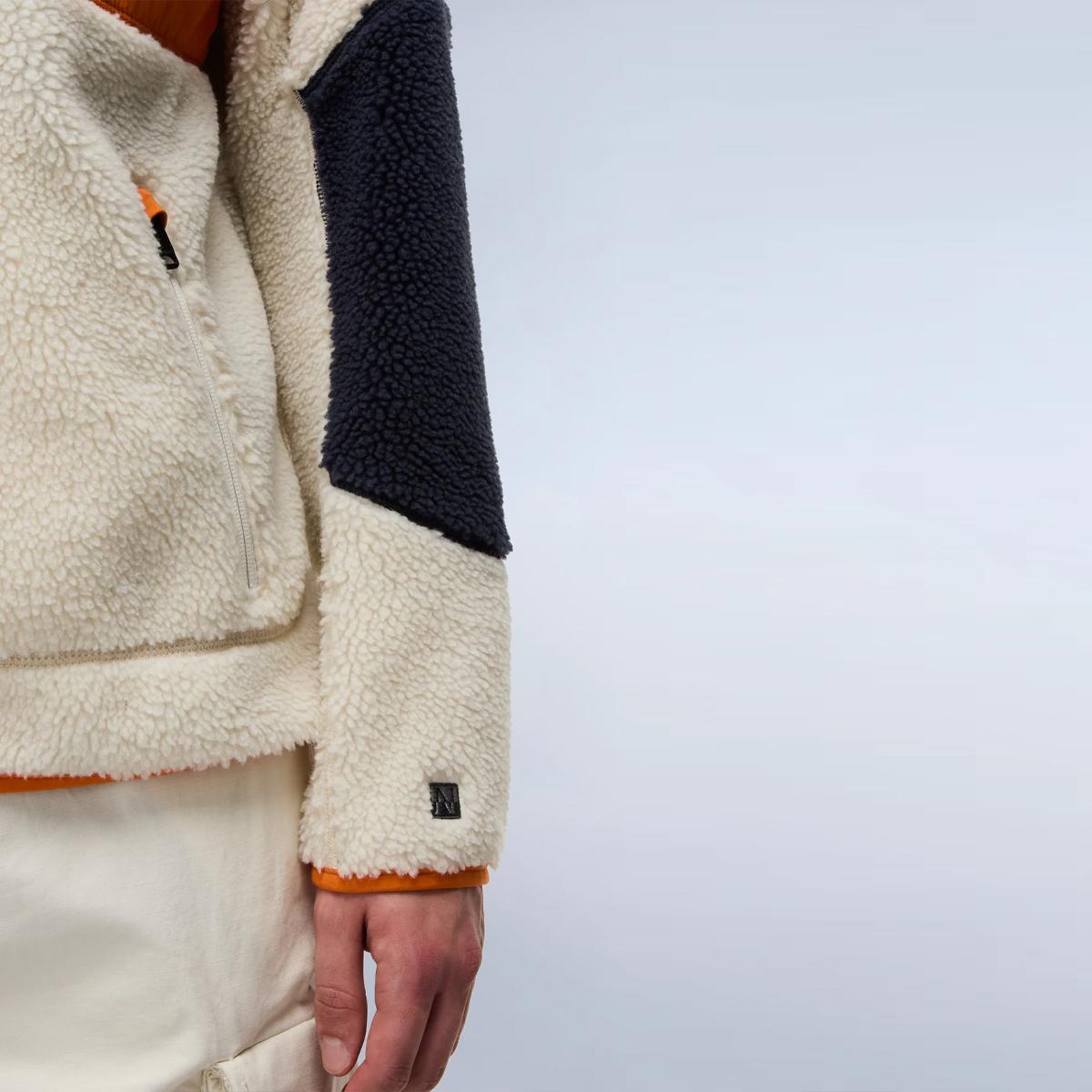 Napapijri Felpa in pile Yupik Natural - 8