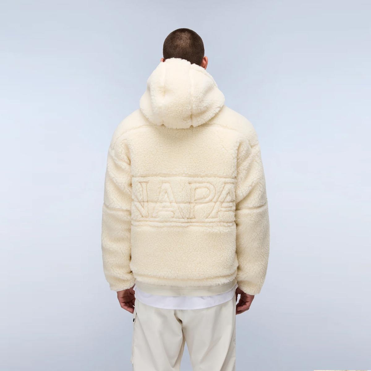 Napapijri Felpa in pile Tires Beige Dimity - 5