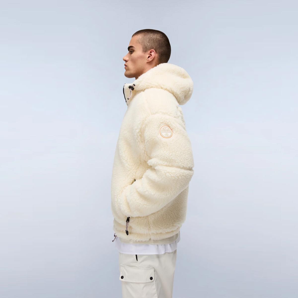 Napapijri Felpa in pile Tires Beige Dimity - 6