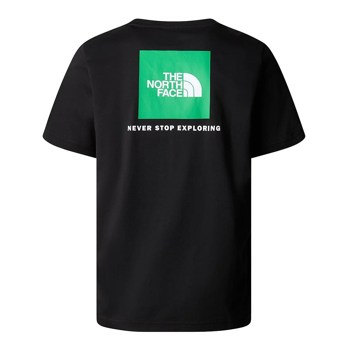 The North Face T-Shirt Redbox TNF Black Optic Emerald - 2