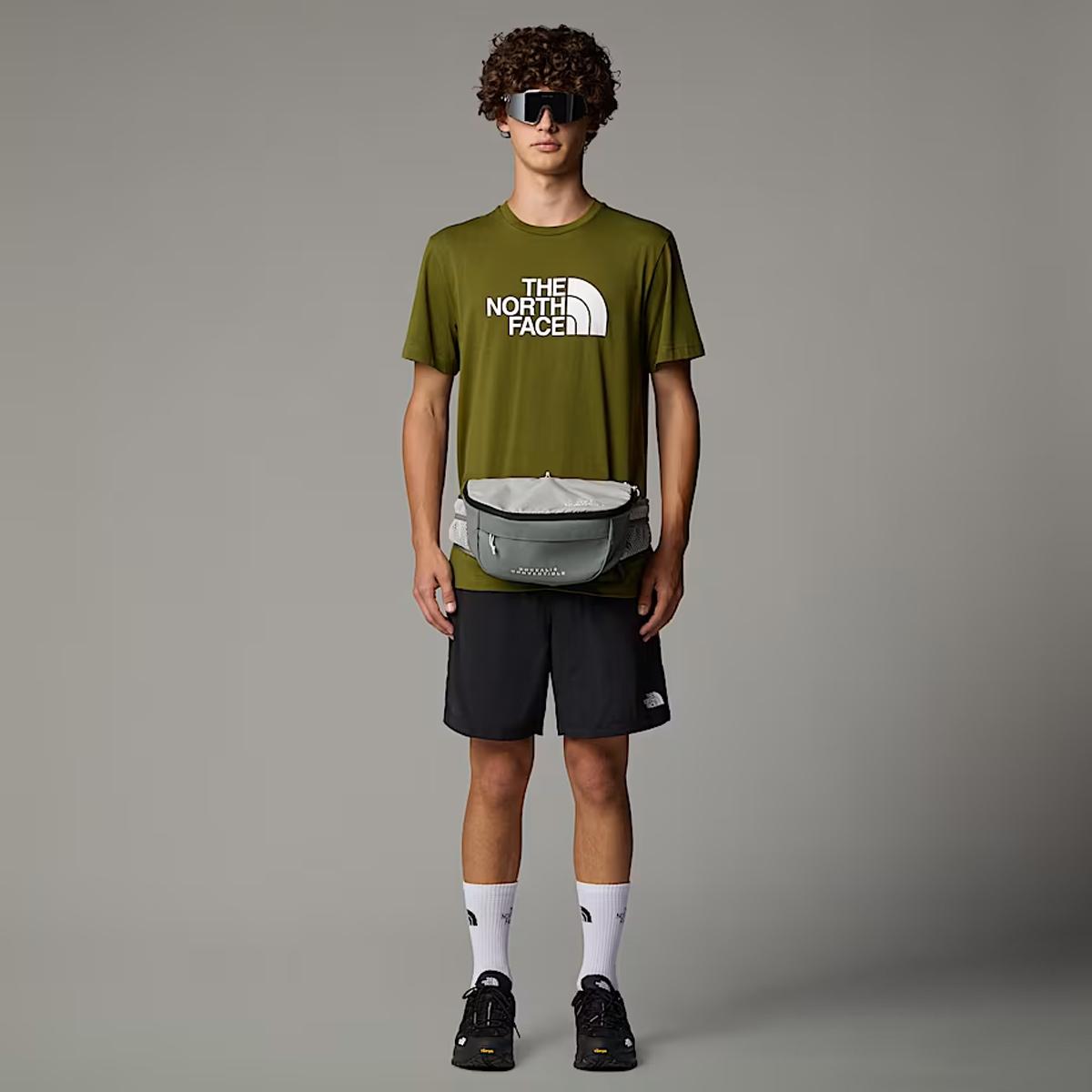 The North Face T-Shirt Easy Forest Olive TNF White - 5
