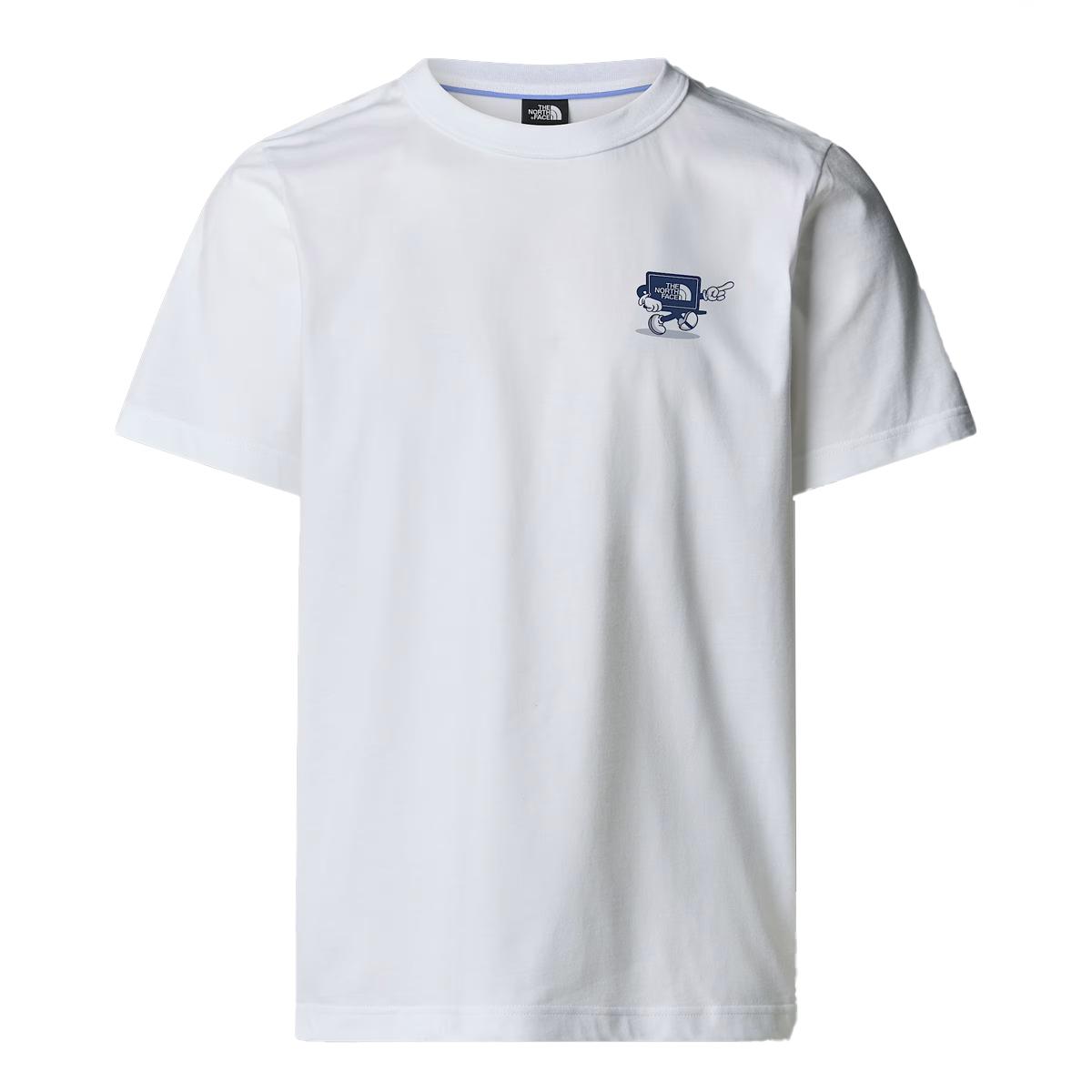 The North Face T-Shirt Cartoon Logo TNF White - 1