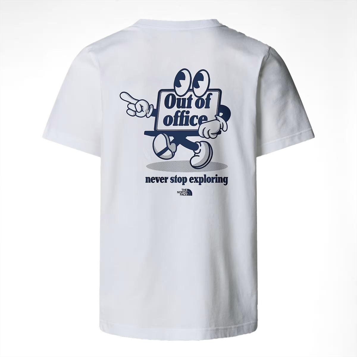 The North Face T-Shirt Cartoon Logo TNF White - 2