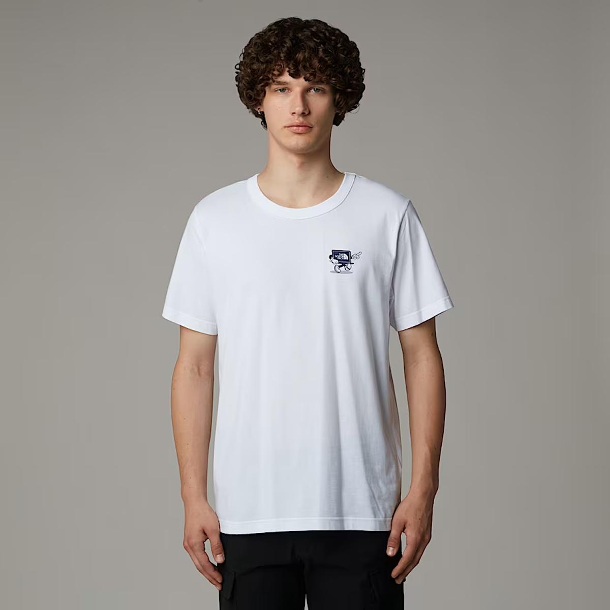 The North Face T-Shirt Cartoon Logo TNF White - 3