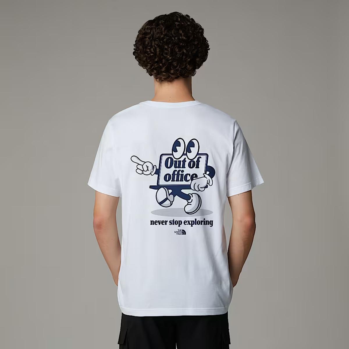 The North Face T-Shirt Cartoon Logo TNF White - 4