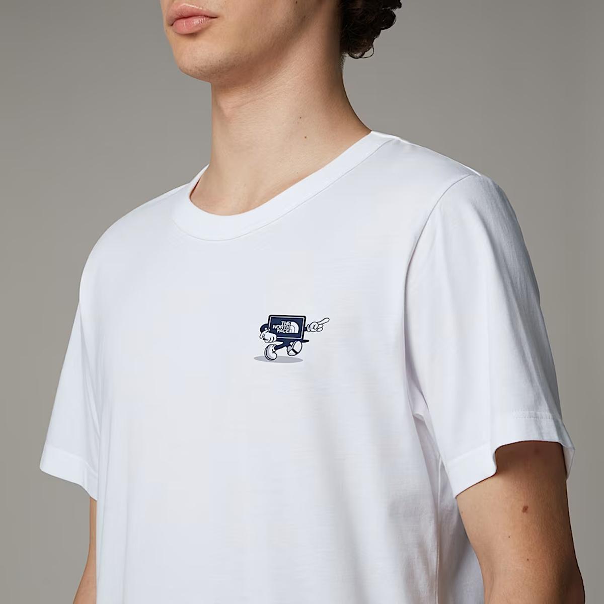 The North Face T-Shirt Cartoon Logo TNF White - 6