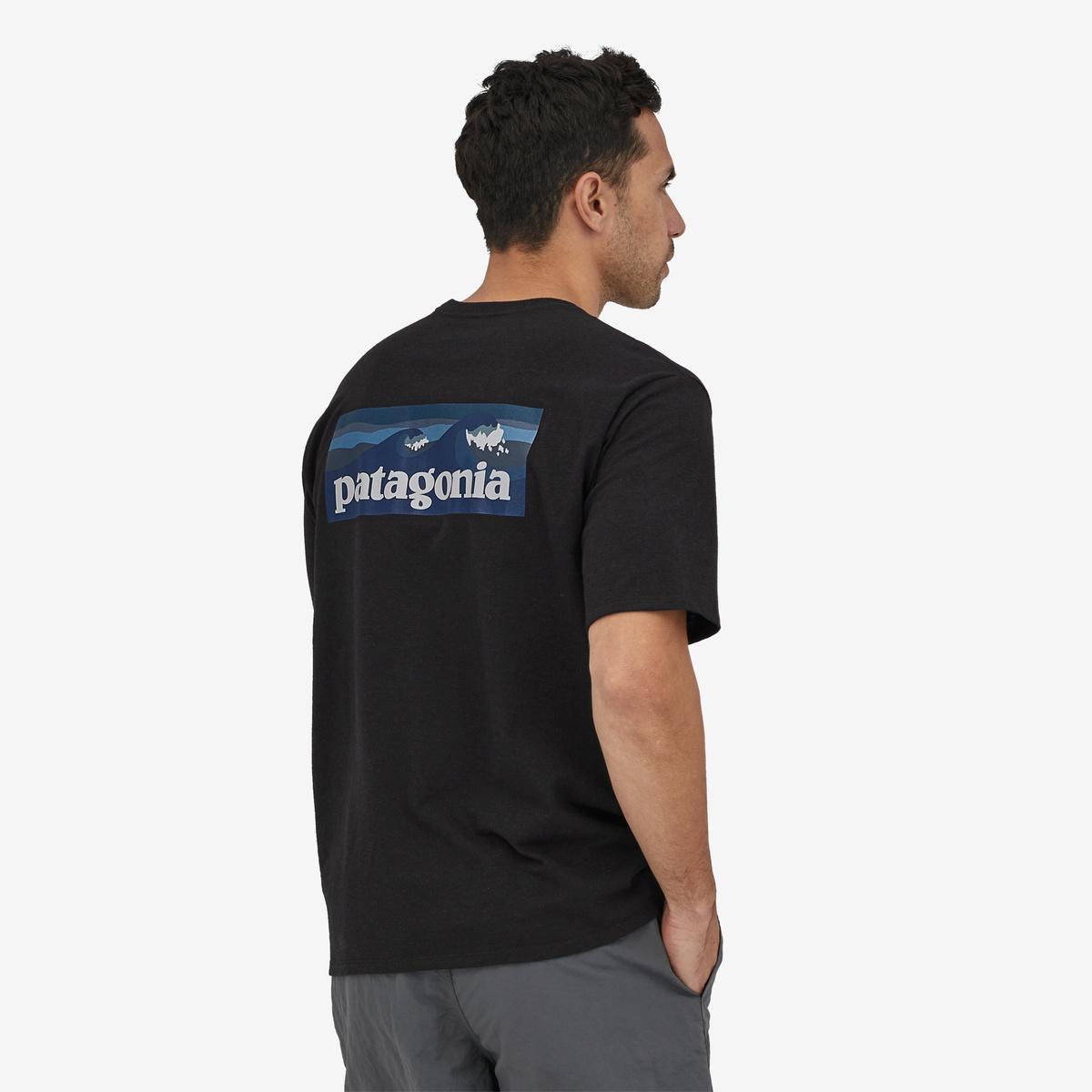 Patagonia T-Shirt Boardshirt Logo Pocket Responsibili-Tee® Ink Black - 2