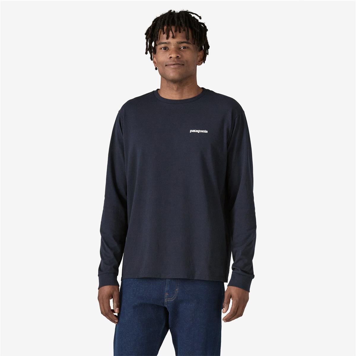 Patagonia Maglia P-6 Logo Responsibili-Tee® New Navy - 2
