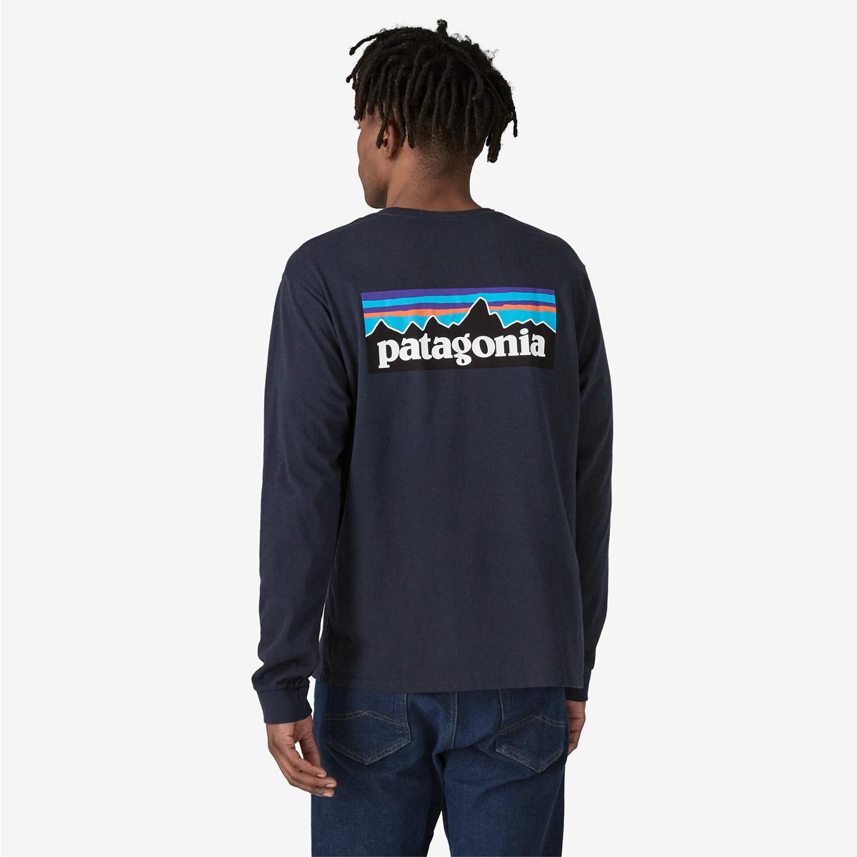 Patagonia Maglia P-6 Logo Responsibili-Tee® New Navy - 3