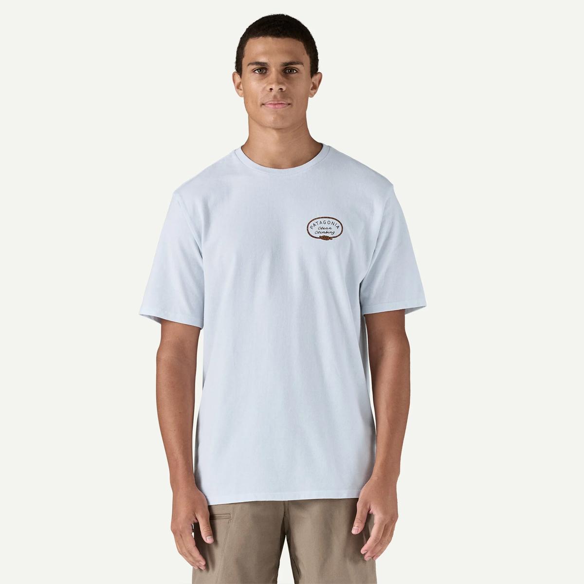 Patagonia T-shirt M's Clean Climb Roots White - 3