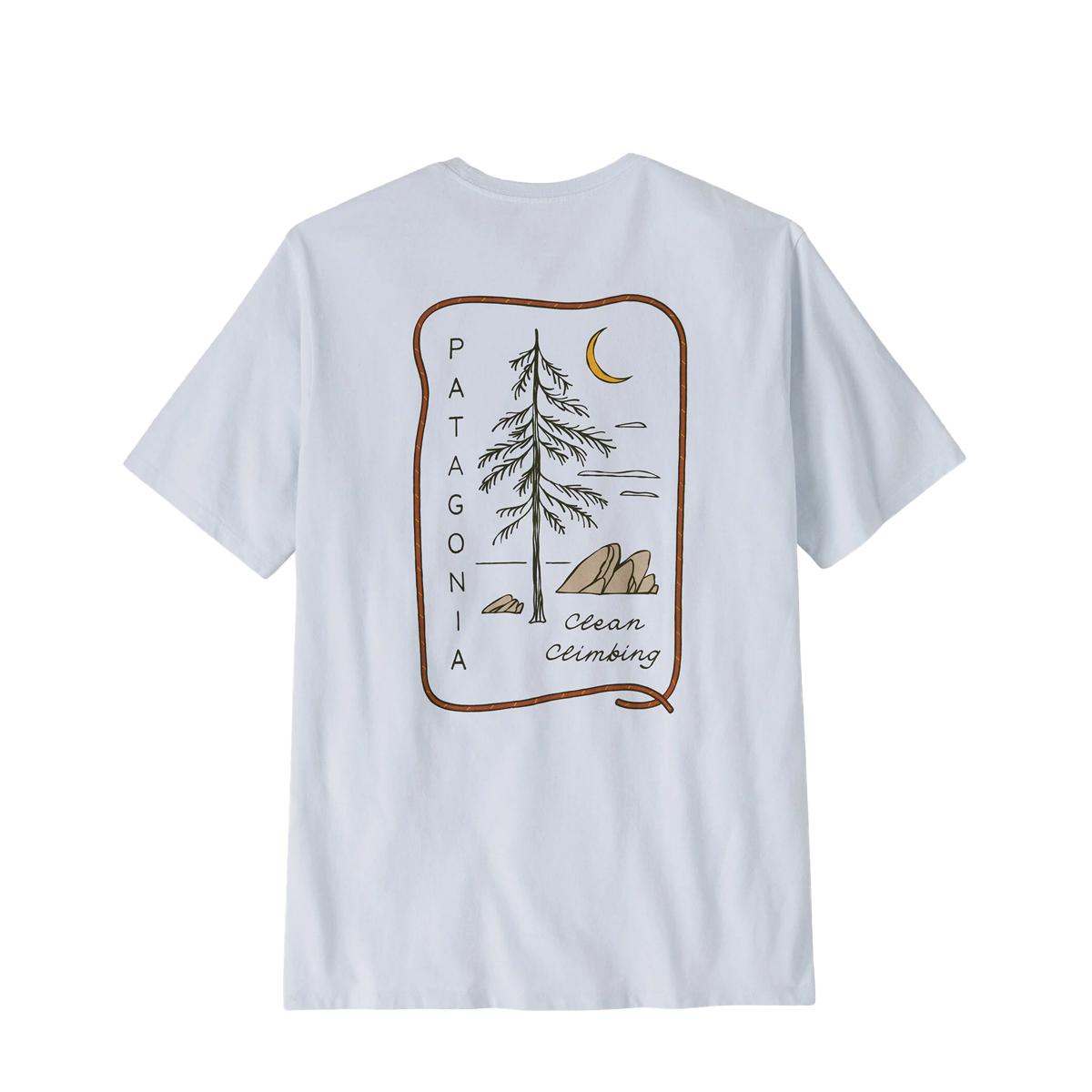 Patagonia T-shirt M's Clean Climb Roots White - 5