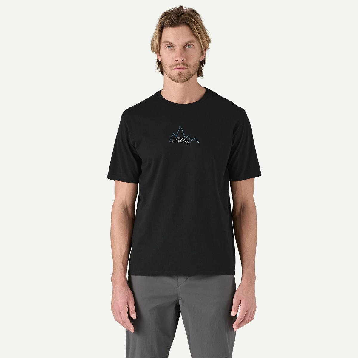 Patagonia T-Shirt Berm Logo Responsibili-Tee® Black - 3