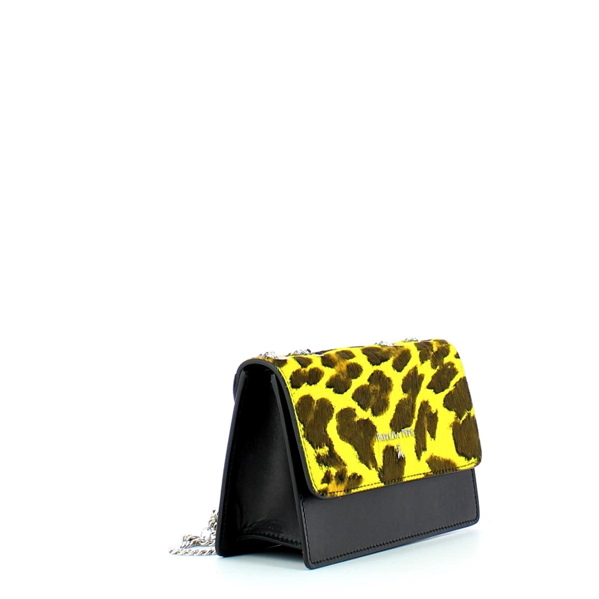 Patrizia Pepe Convertible Mini Crossbody Piping Animalier - 2