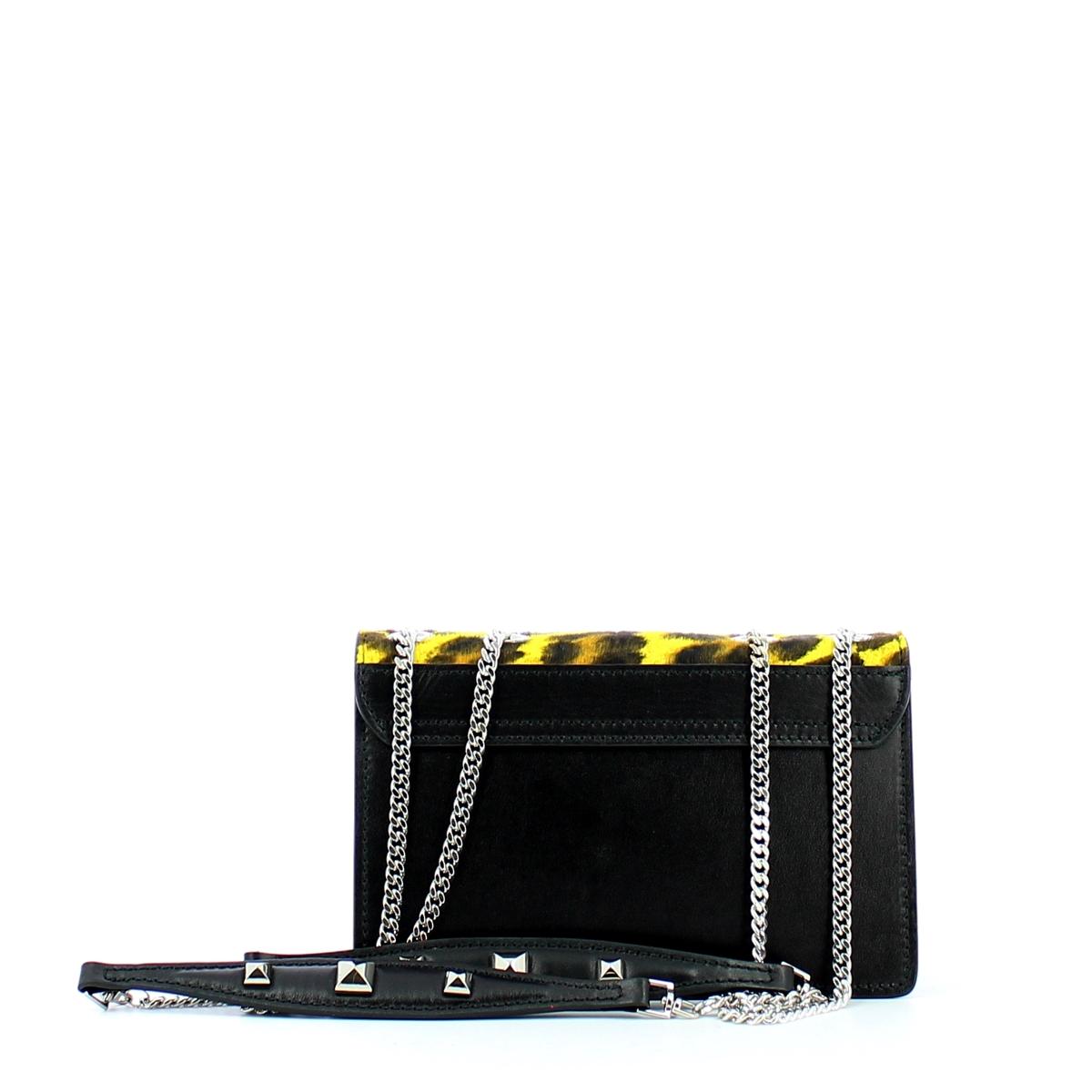 Patrizia Pepe Convertible Mini Crossbody Piping Animalier - 3