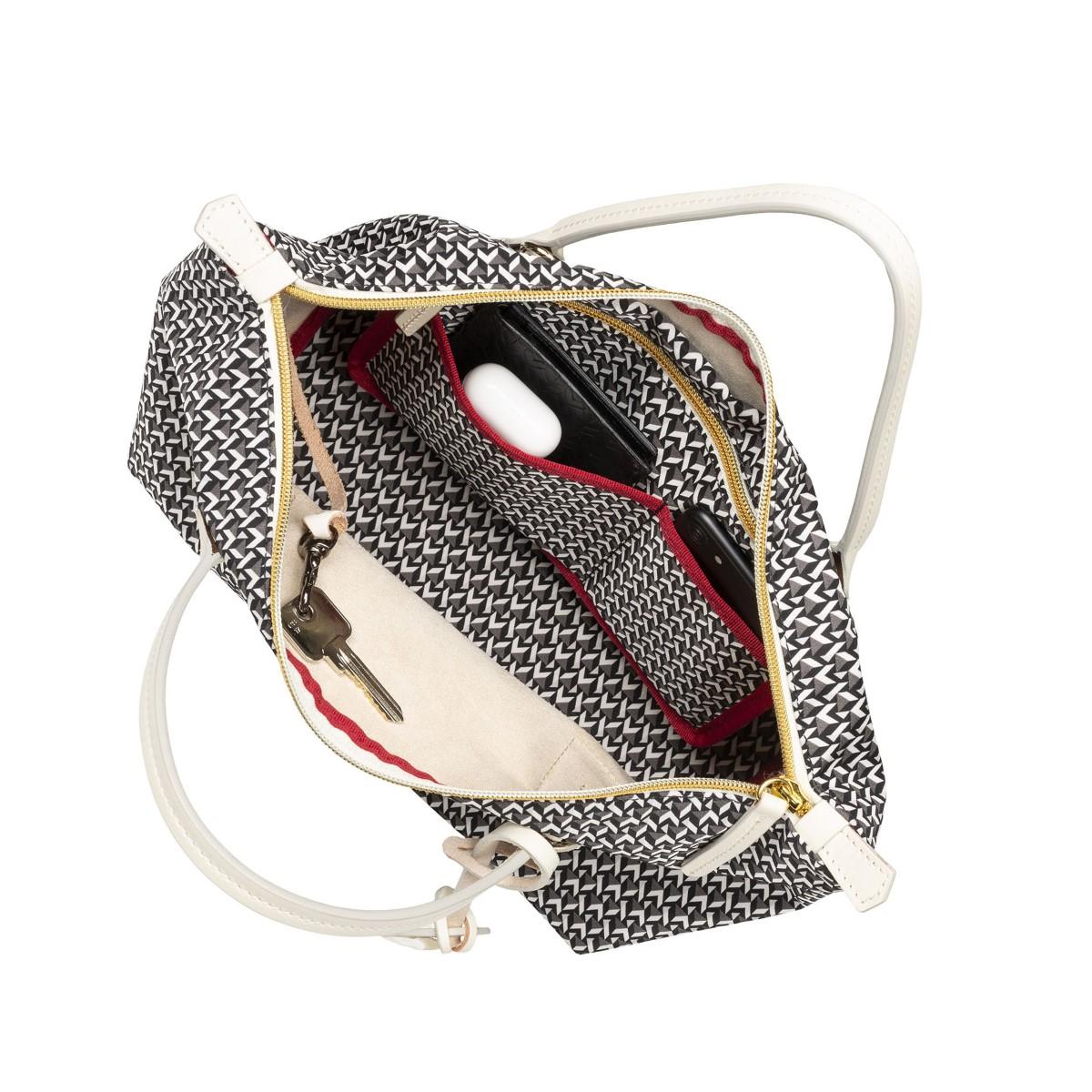 Roberta Pieri Borsa a mano Robertina Small Tatami Fun Super Gray - 4