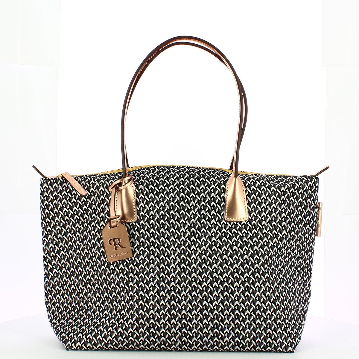 Roberta Pieri Borsa a mano Robertina Large Tatami Lounge Metal Copper - 1