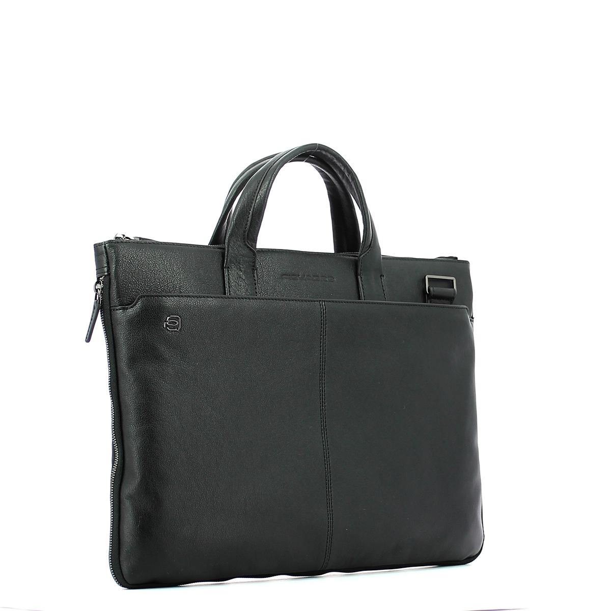 Exp. Slim Briefcase Blue Square 15.6