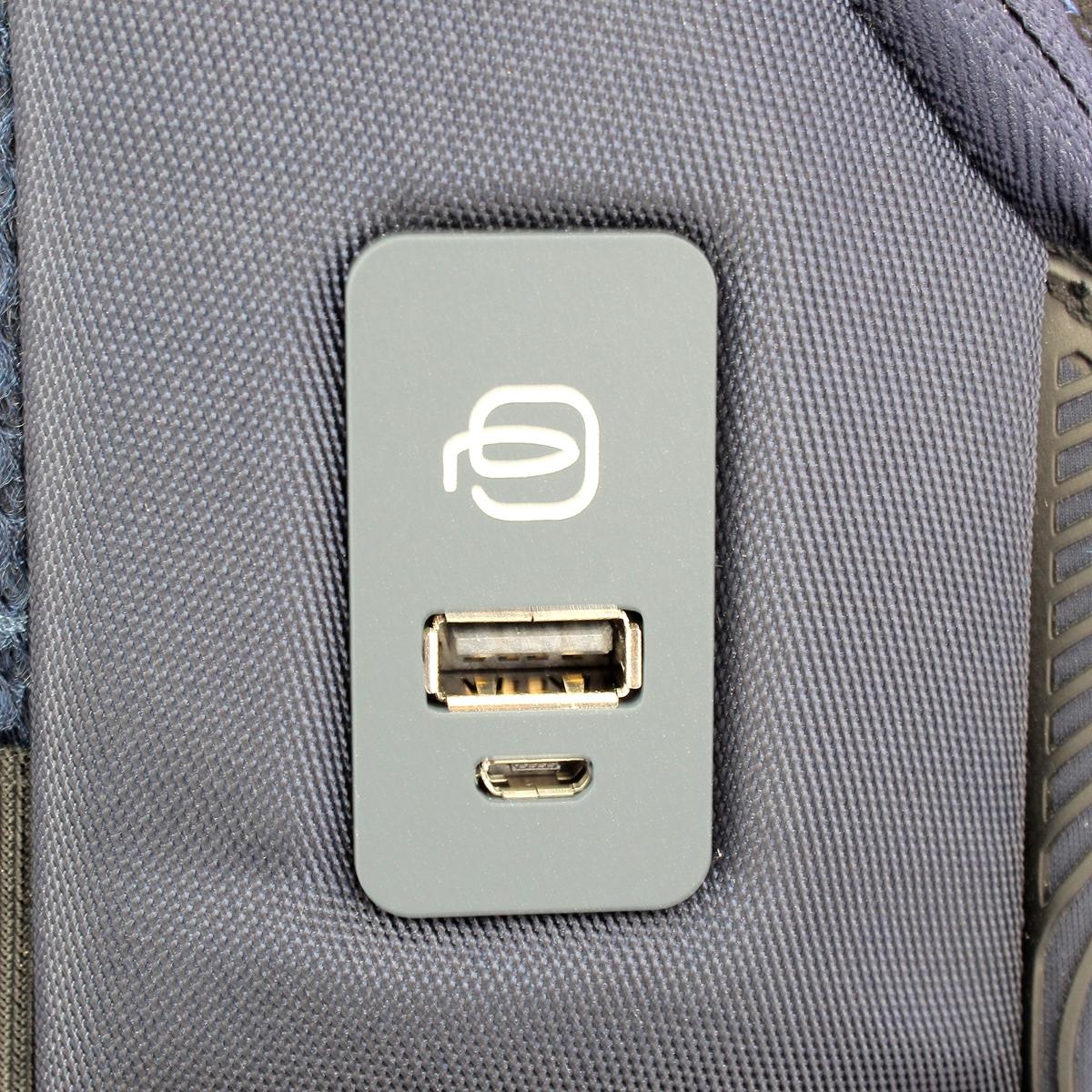 Computer Backpack w. Battery Pack Coleos 14.0-BLU-UN