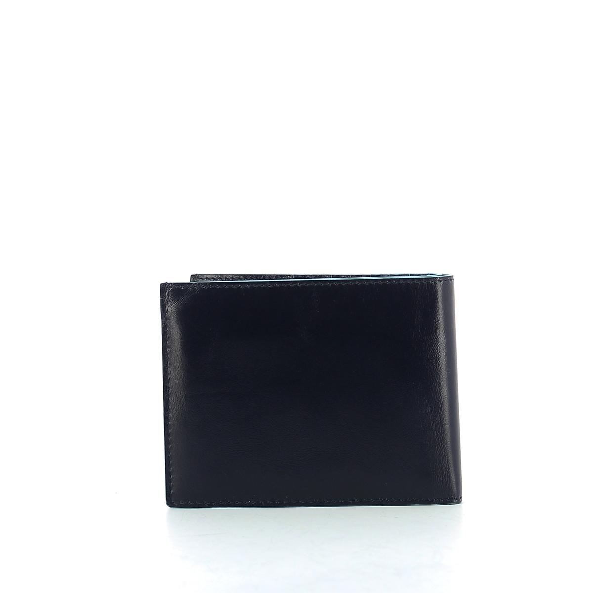 Wallet with coin pouch Blue Square-BLU/2-UN