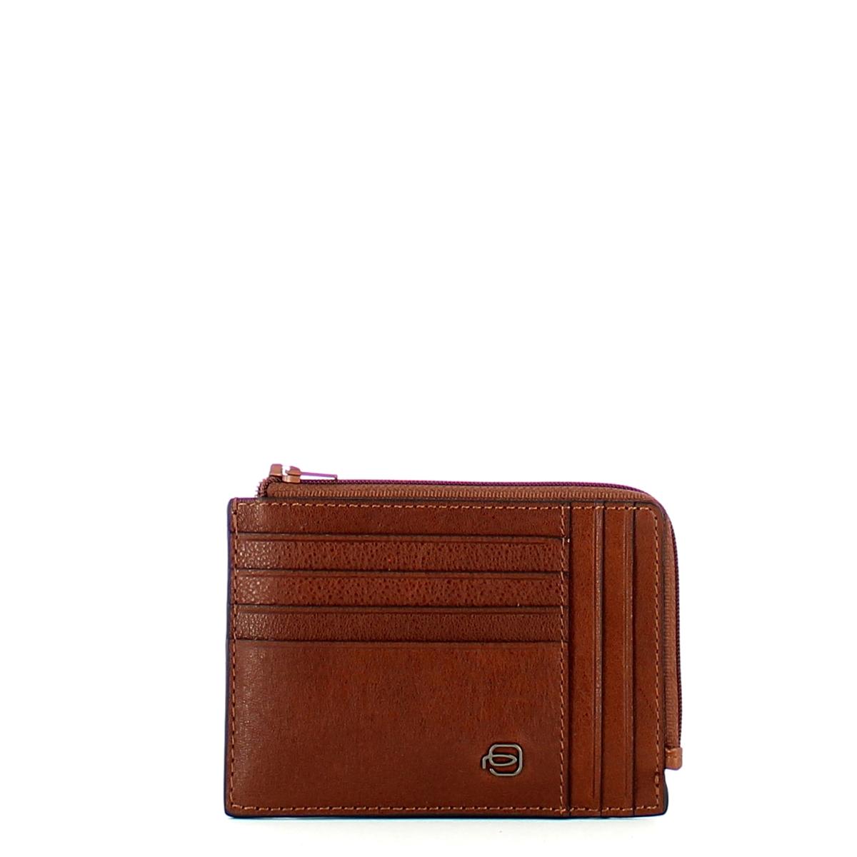 Piquadro Bustina Porta Carte di Credito Black Square RFID - 1