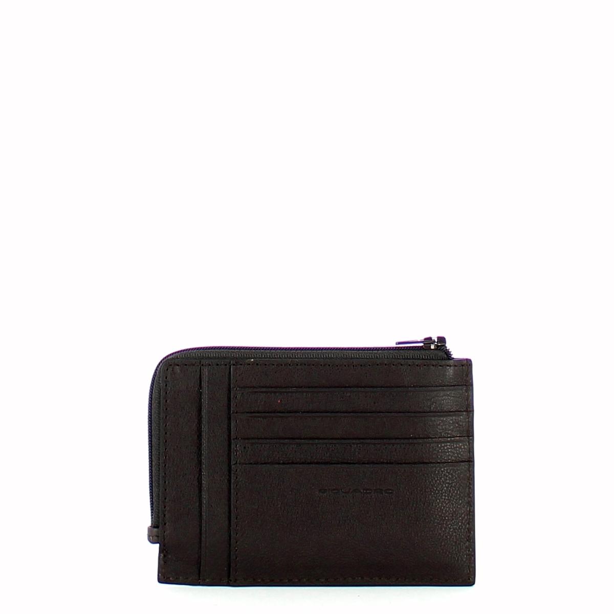 Piquadro Bustina Porta Carte di Credito Black Square RFID - 2