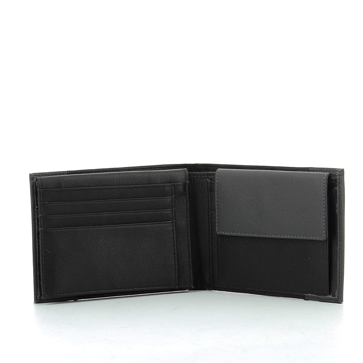 Wallet with coin pouch Pulse-NERO-UN