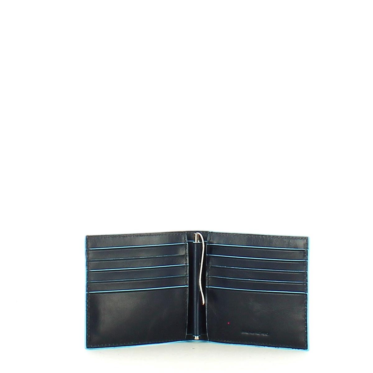 Piquadro Portafoglio con fermasoldi Blue Square - 3