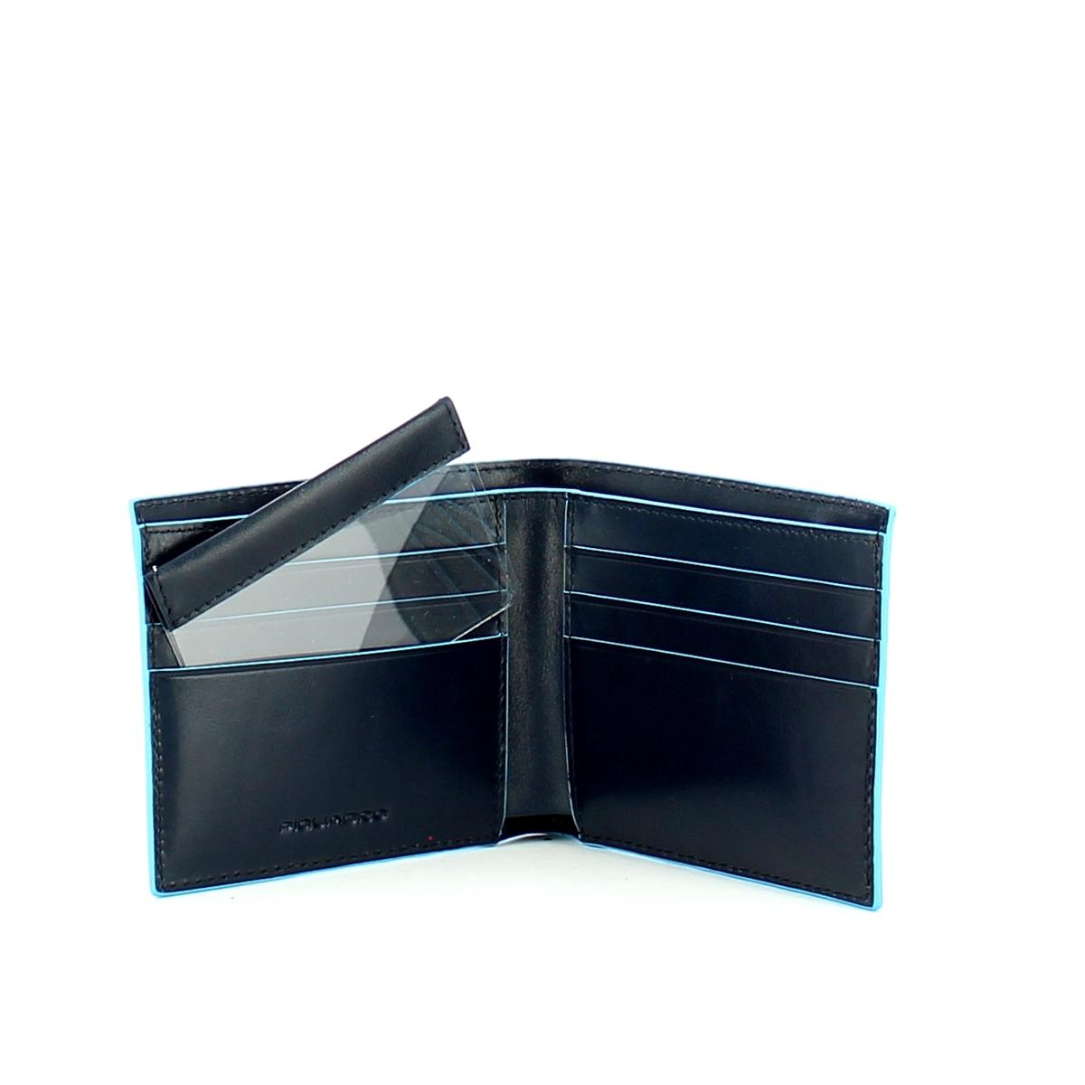 Piquadro Portafoglio porta ID rimovibile Blue Square - 4