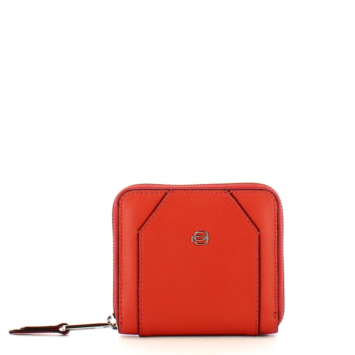 Piquadro Portafoglio piccolo Muse Zip Around Arancio - 1