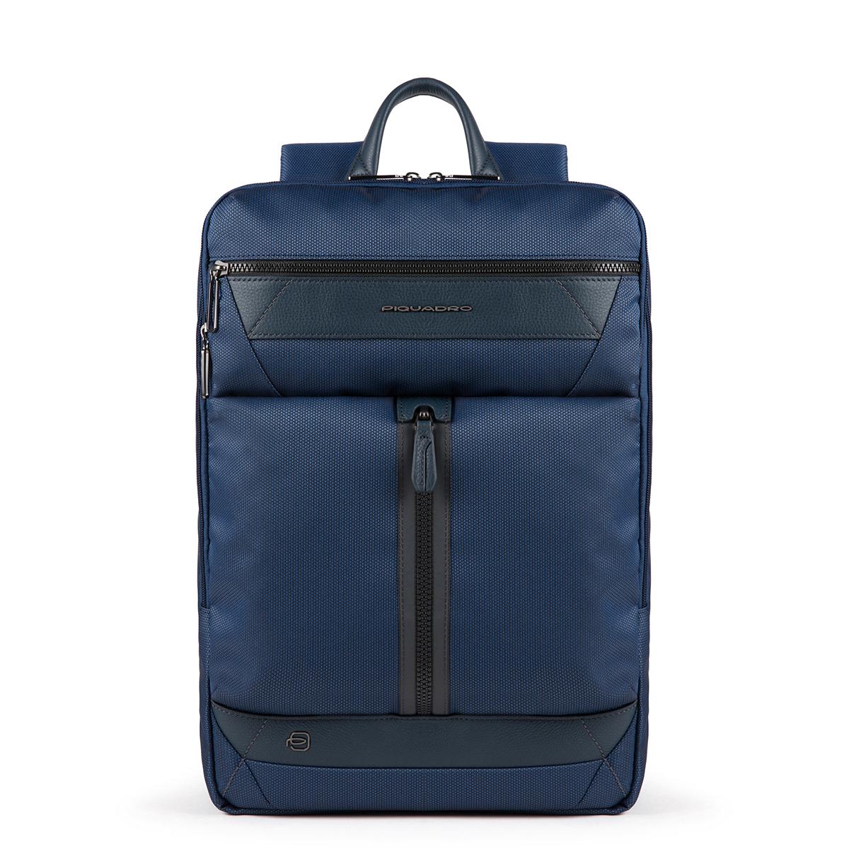 Piquadro Zaino Fast-Check espandibile Trakai RIFD in tessuto riciclato 15.6 - 1