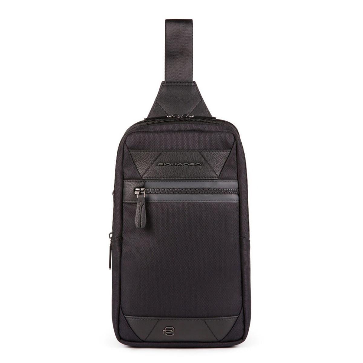 Piquadro Monospalla uomo in tessuto con porta iPad®mini Trakai - 1