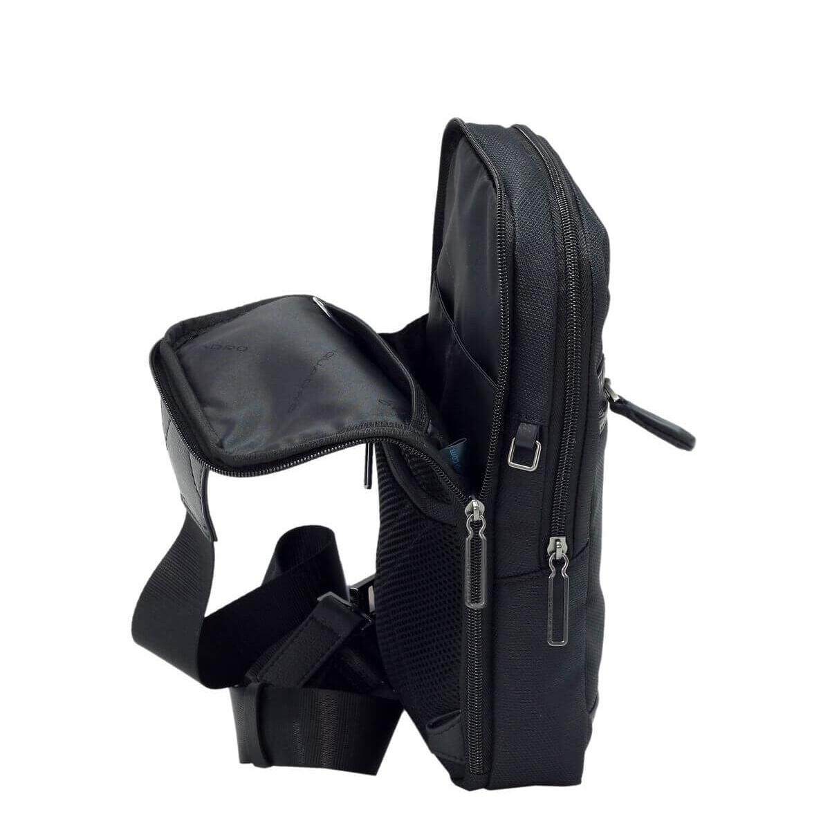 Piquadro Monospalla uomo in tessuto con porta iPad®mini Trakai - 4