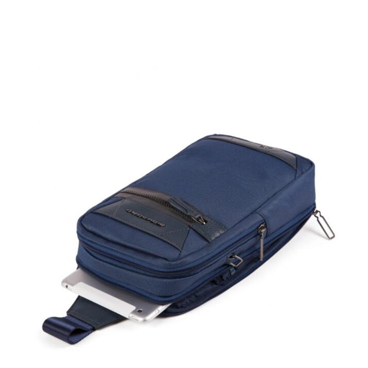 Piquadro Monospalla Trakai Porta Tablet Mini Blu - 2