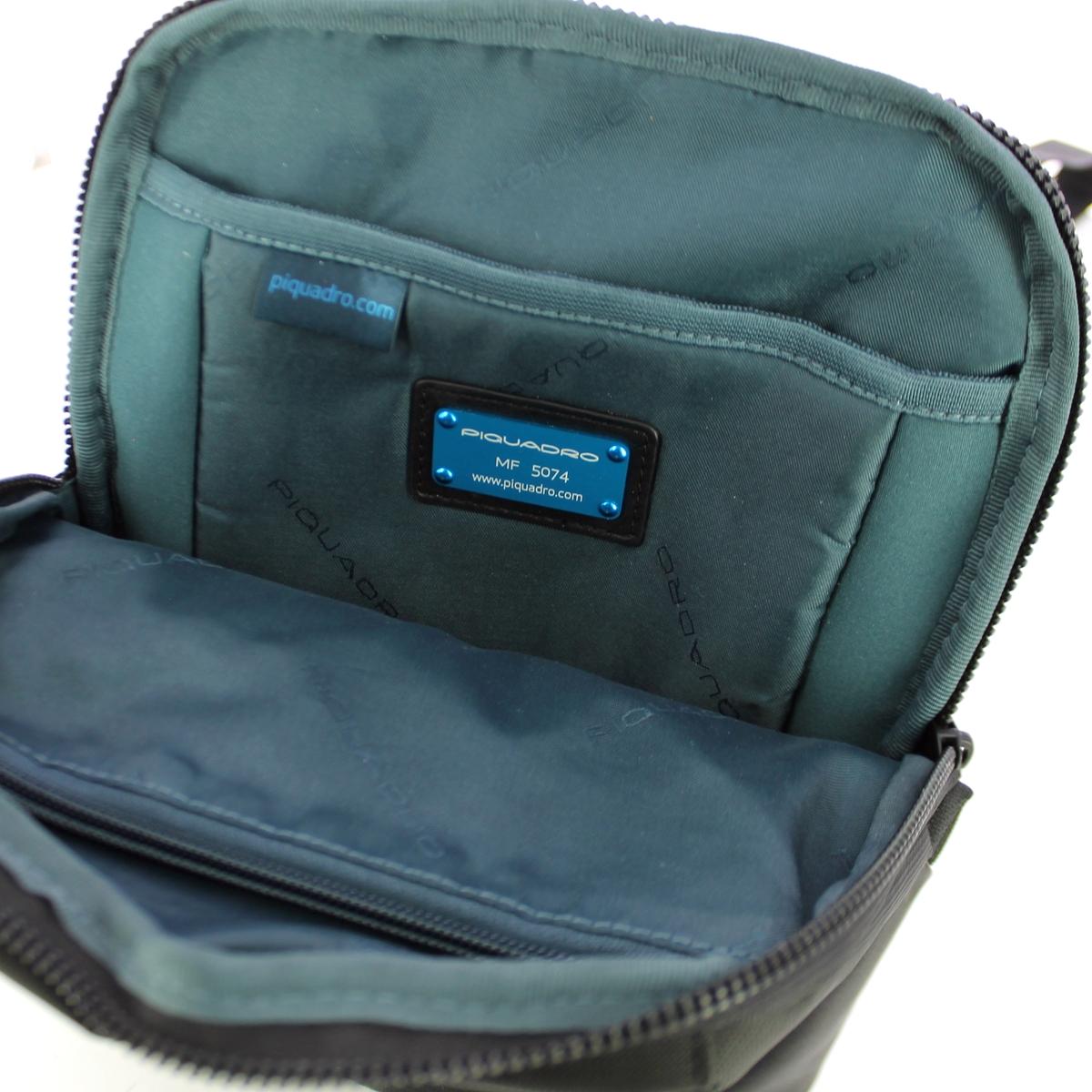 Piquadro Borsello in tessuto riciclato Woody - 4