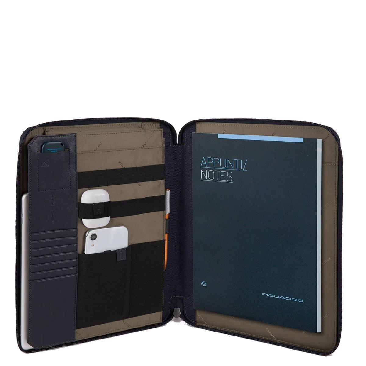 Piquadro Portablocco in tessuto riciclato - 2