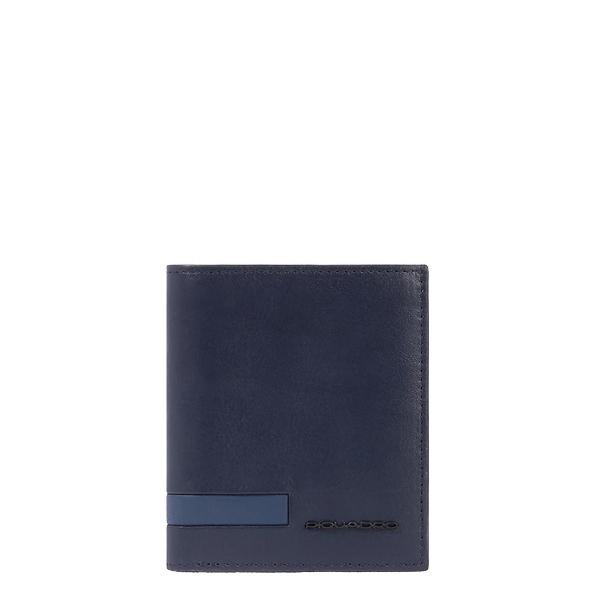 Piquadro Portafoglio verticale con portamonete RFID - 1