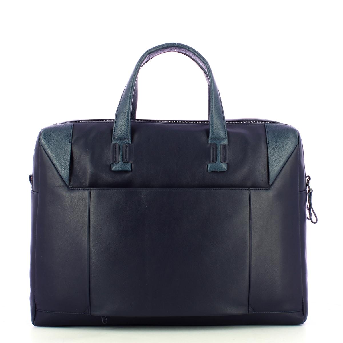 Piquadro Cartella Porta PC Pan Blu - 3