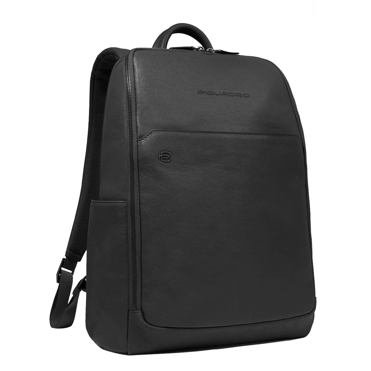 Piquadro Zaino Porta PC Black Square 15.6" Nero - 2