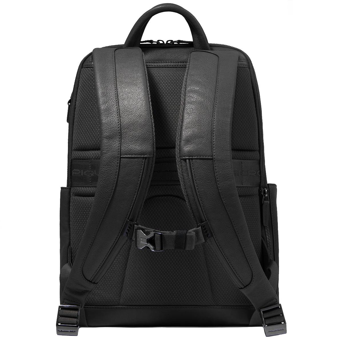 Piquadro Zaino Porta PC Black Square 15.6" Nero - 3