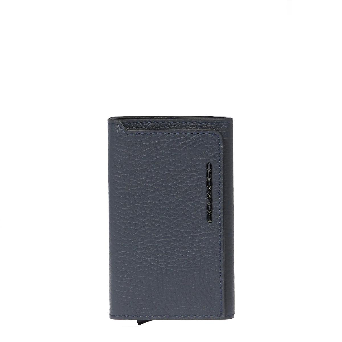 Piquadro Porta Carte Sliding System Modus Blu - 1