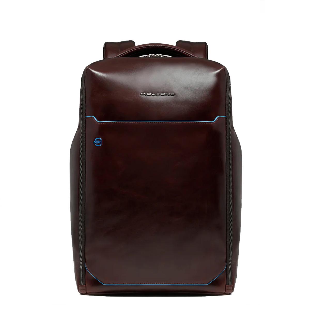 Piquadro Zaino Porta PC Blue Square 14" Mogano - 1