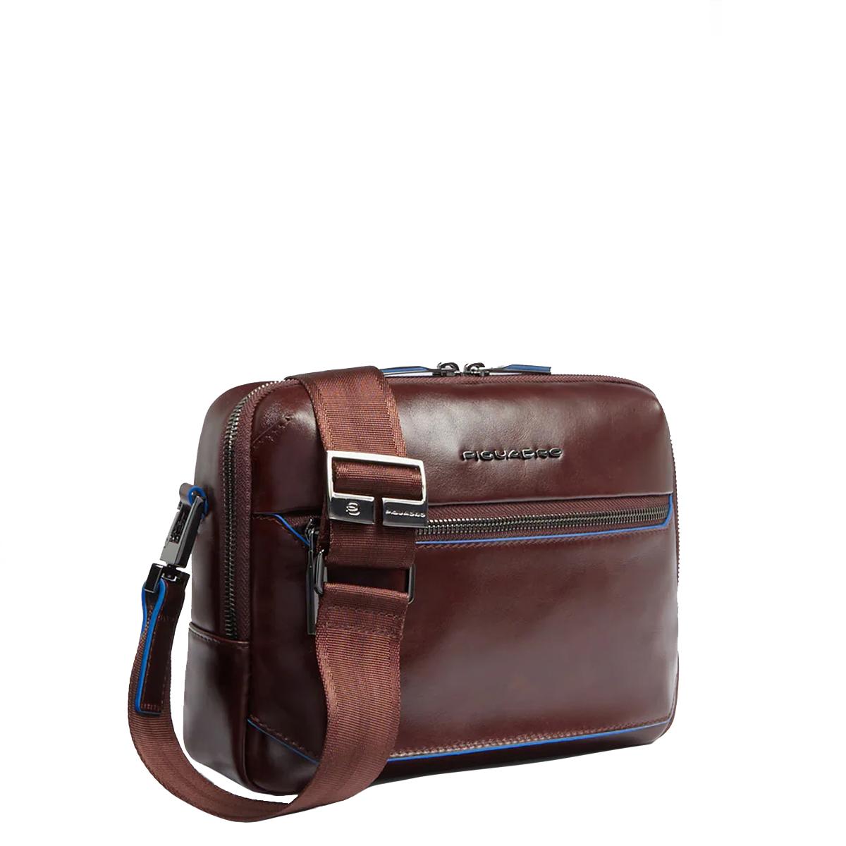 Piquadro Tracolla Orizzontale Blue Square Mogano - 2