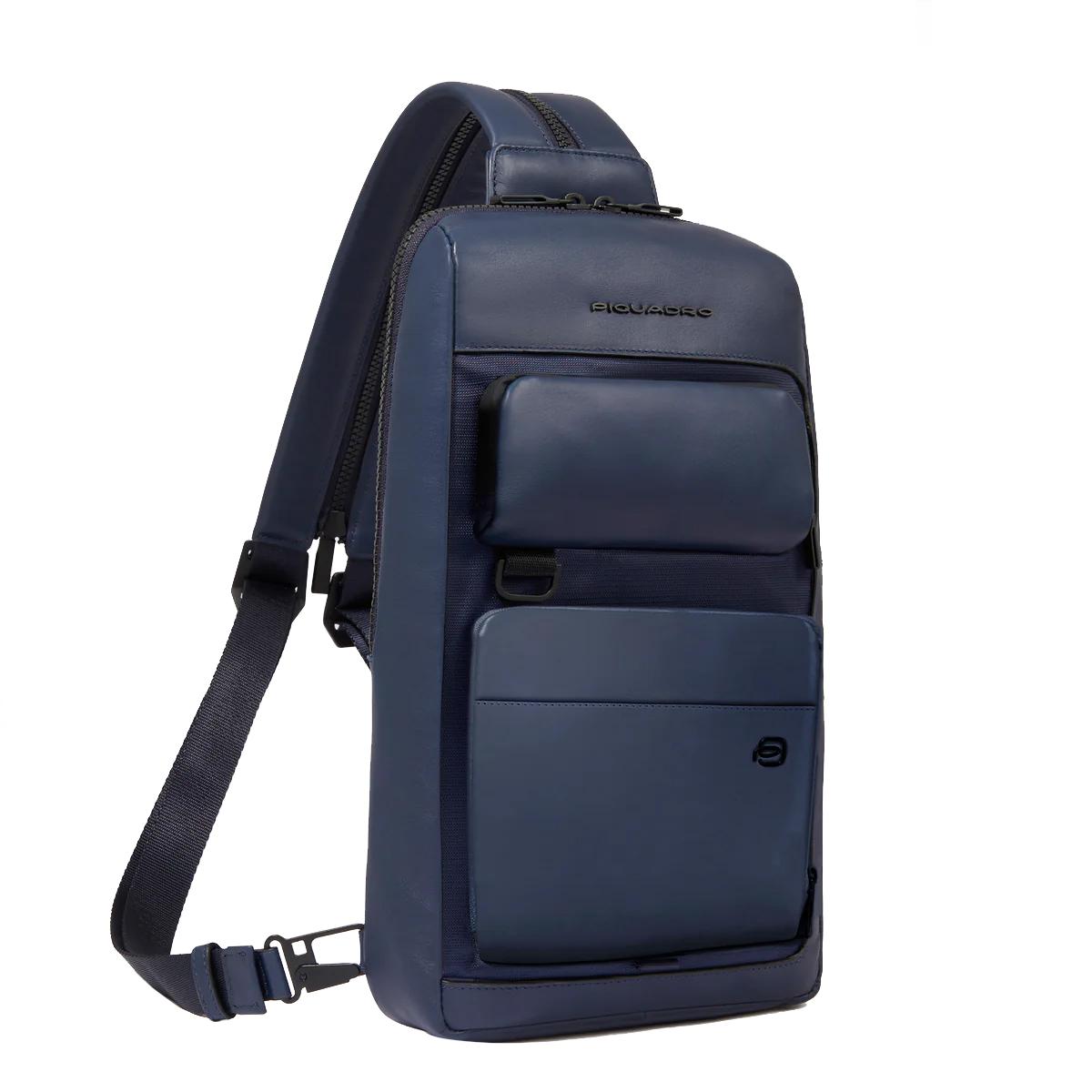 Piquadro Monospalla Liko Blu - 2