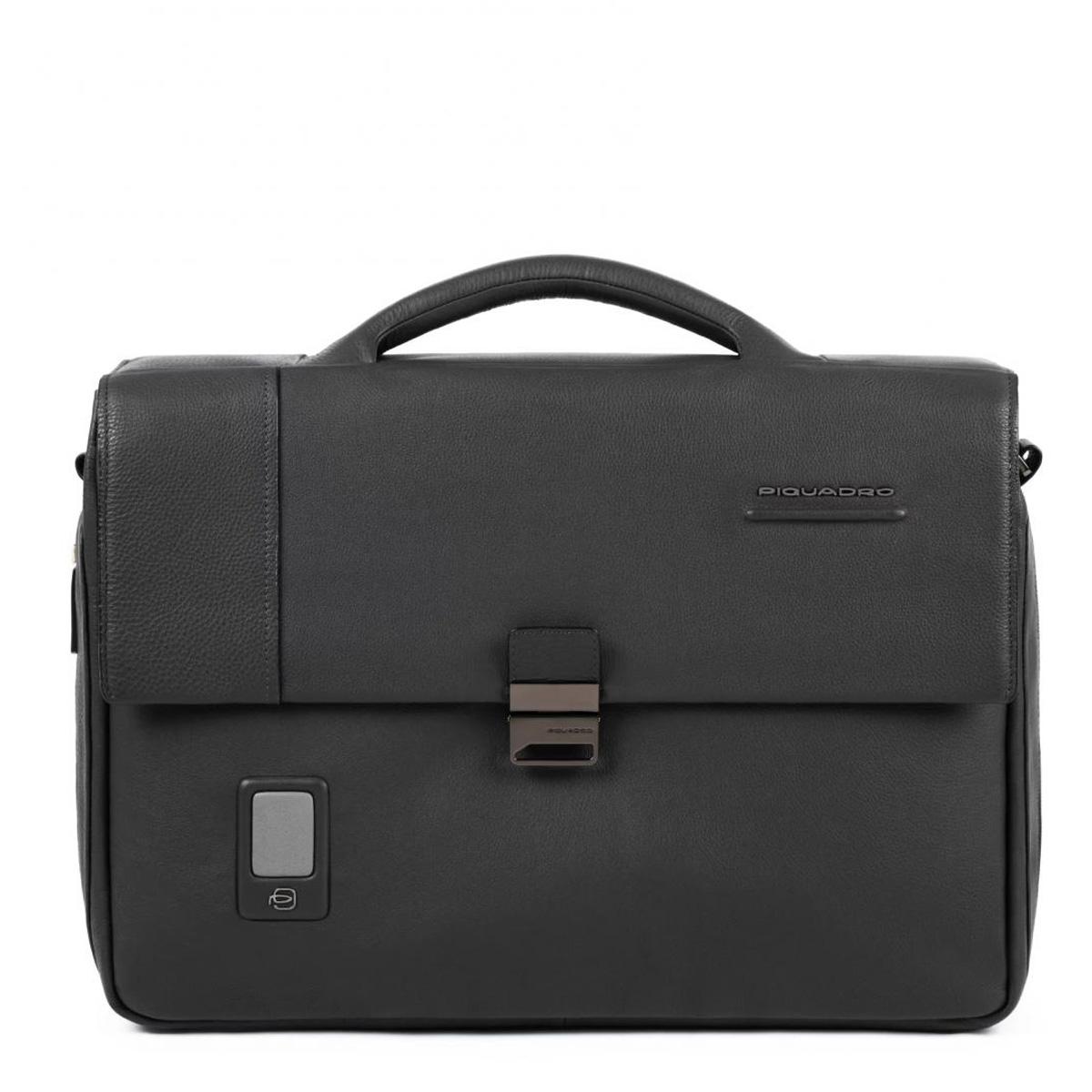 Piquadro Cartella Porta PC Akron 15.6" Esp. Nero - 1